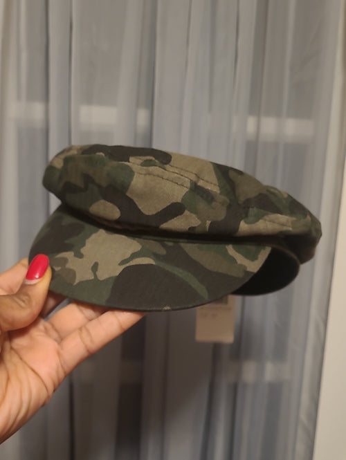 Camo Military-Style Cap